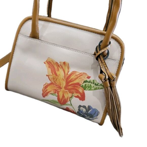 Patricia Nash Paris Satchel Parisian Floral‎ Spot Print Purse Handbag Dust Bag - Picture 4 of 10